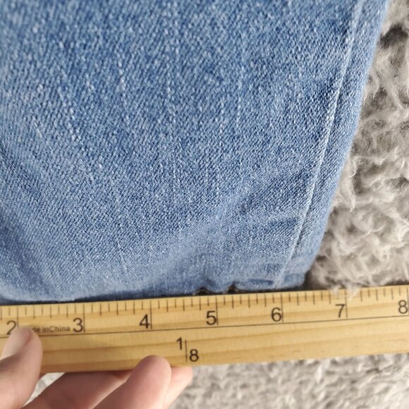 Levis Overalls Girls Size 14 Blue Denim Cotton Blend Pockets Adjustable Straps - Picture 8 of 11